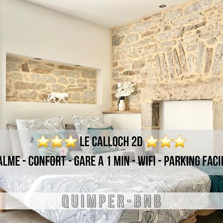 Le Calloch 2D - Studio 4 Etoiles - Quartier Gare - Wifi - Netflix Quimper Eksteriør billede