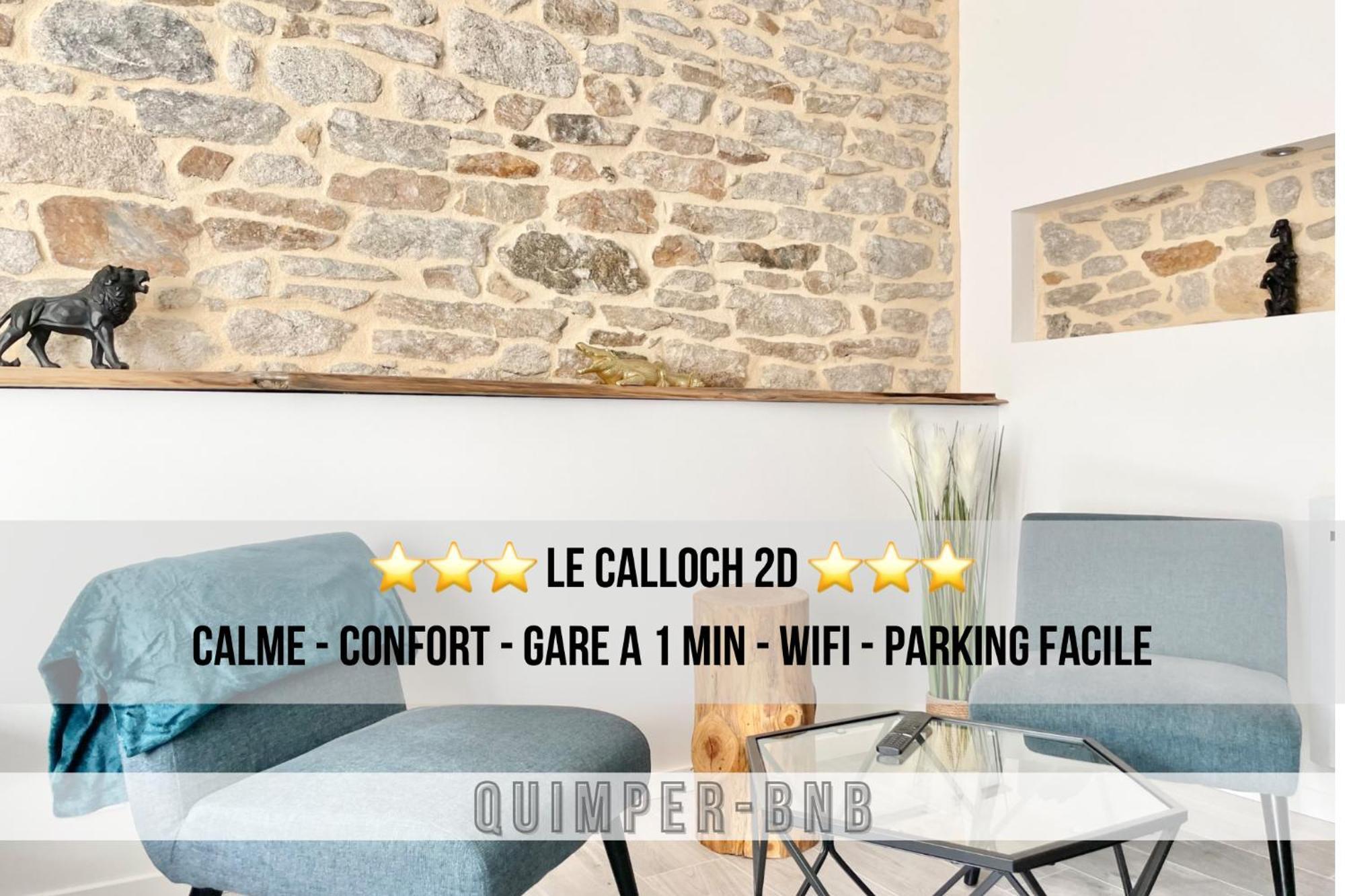 Le Calloch 2D - Studio 4 Etoiles - Quartier Gare - Wifi - Netflix Quimper Eksteriør billede