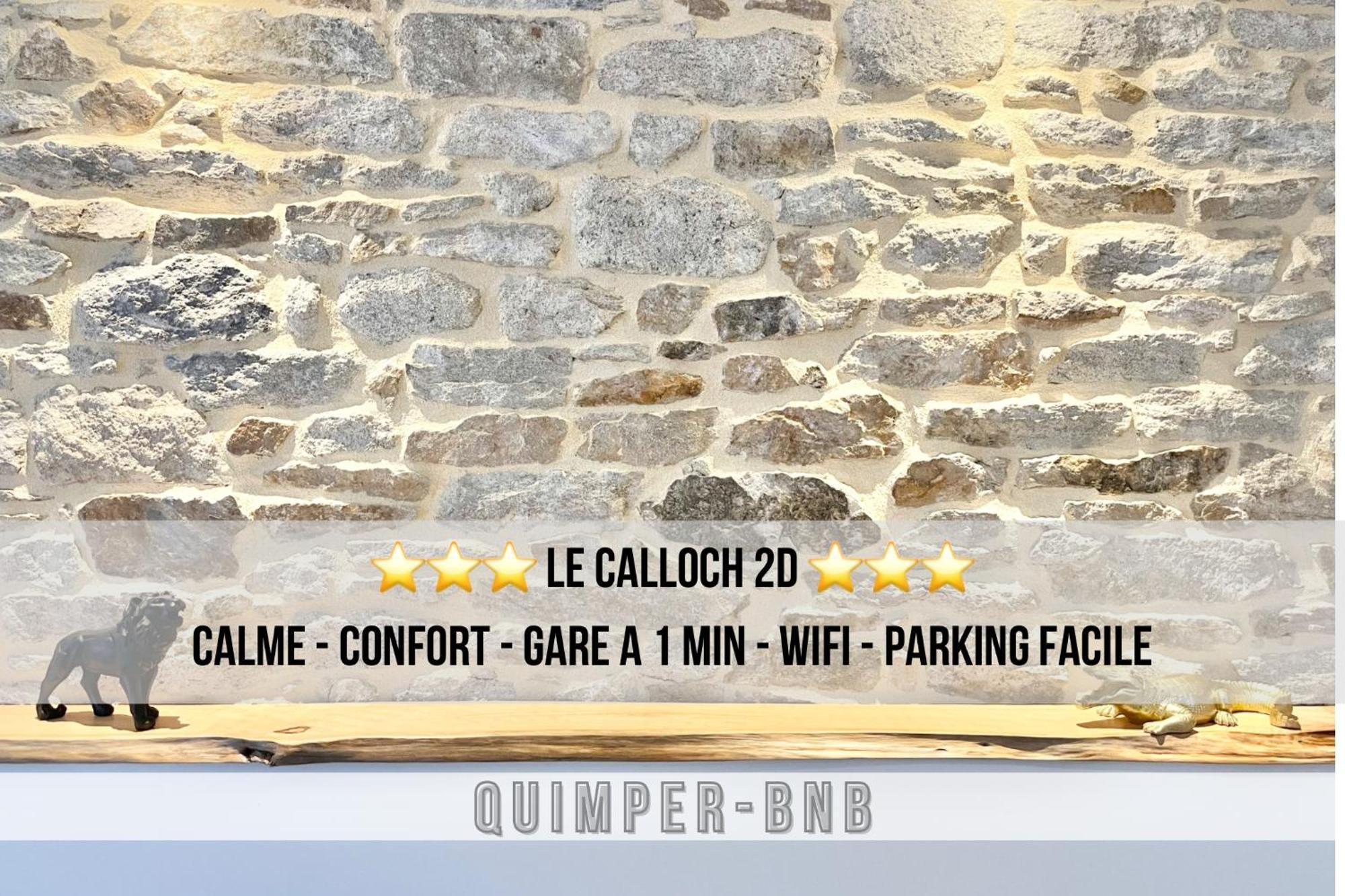 Le Calloch 2D - Studio 4 Etoiles - Quartier Gare - Wifi - Netflix Quimper Eksteriør billede